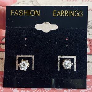 Cubic Zirconia Stud Earrings Simple Sophistication Subtle Glam
